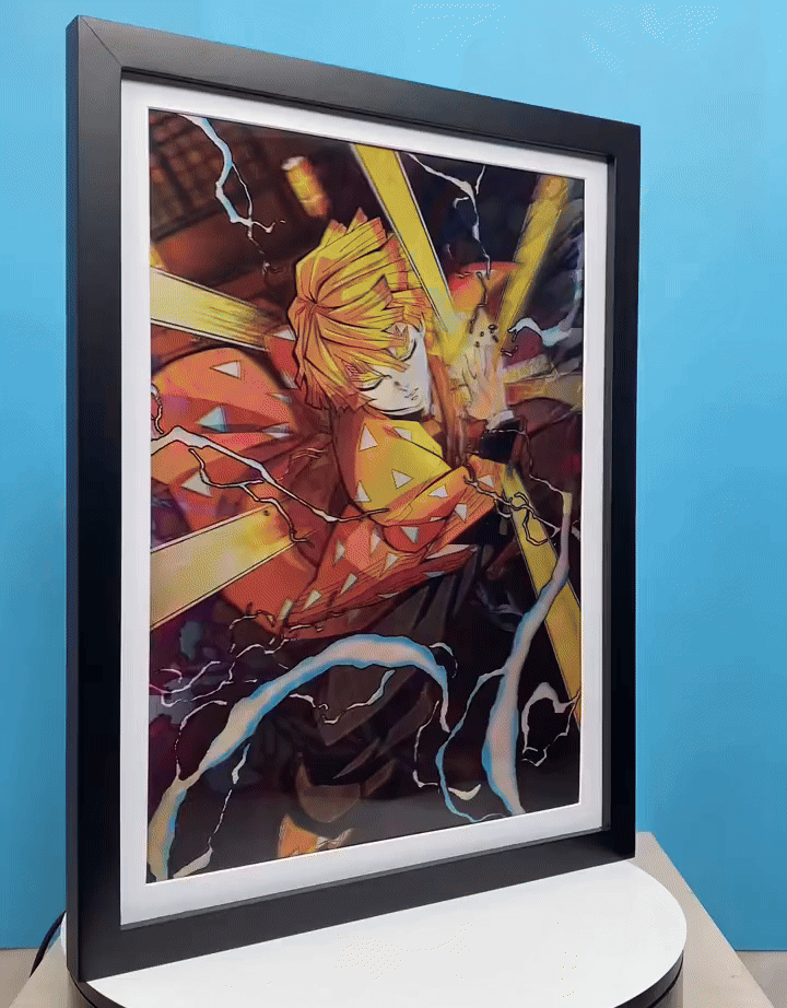 Póster Lenticular 3D - Demon Slayer (4 modelos)