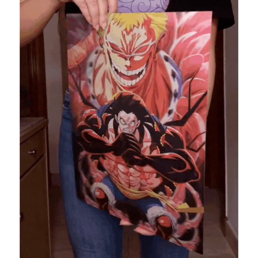 Póster Lenticular 3D - One Piece (3 modelos)